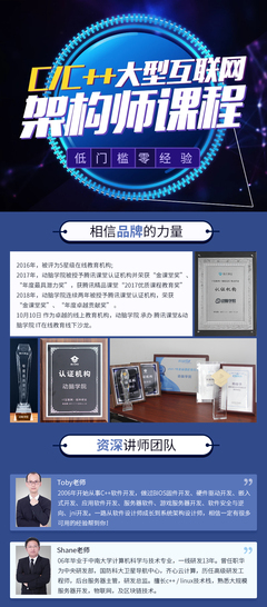 C/C++ Linux服務(wù)器開發(fā)與后臺服務(wù)架構(gòu) 動腦學(xué)院技術(shù)咨詢與技術(shù)服務(wù)詳解